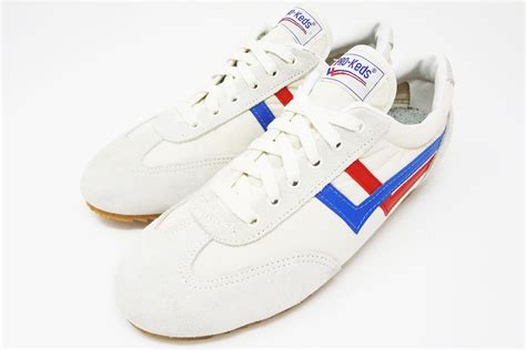 70s style sneakers.